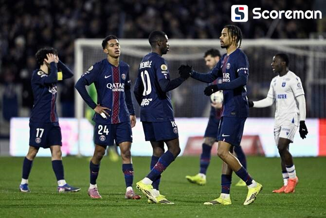 PSG, 오세르 1-0 진땀승...리그1 5연승 '선두 탈환'